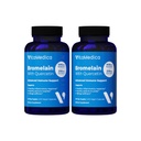 VitaMedica Bromelain & Quercetin Supplement - 500mg Bromelain 250mg Quercetin - 2400 GDU for immunitet, felles støtte, inflammasjon og muskelgjenoppretting - 60 Vegan Kapsler - 30 Services (2 Pack)