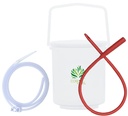 Kaffe Enema Kit for Colon Cleansing - Anbefalt av Gerson Hjem Enema Kit - Enema Bucket Kit med rød rør - Colon Detox Organic Coffee Enema - Enema Coffee Colon Cleanser - Colon Helse