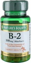 Naturens Bounty vitamin B2 som Riboflavin Supplement, Aids metabolisme, 100 mg, 100 count, pakke med 4