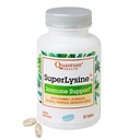 Quantum Health SuperLysine+ Avansert Formel Immun Support Supplement Lysine 1500 mg, Vitamin C Echinacea Liconice Bee Propolis & Odorless hvitløk daglig velvære blanding for kvinner og menn - 90 tabletter