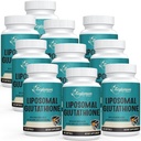 2400 MG Liposomal Glutathion Softgels, Max absorpsjon, aktiv form L-Glutathion Redusert (GSH), med Hyaluronsyre, Resveratrol, Master Antioksidanter for Detox, Hjerne, Immunsystem, 600 Softgels