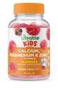 Livbare barn Kalsium Magnesium Sink Gummies  Calcium Kalsium med vitamin D3 | Stort Tasting Kalsium Kosttilskudd for barn | Kalsium Gummies for Bein Helse | 90 Gummies