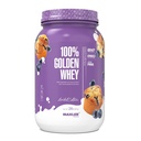 Maxler 100% Golden Whey Protein - 24 g protein per servering - Premium Whey Protein pulver for pre post trening - Fast-absorberende Whey Koncentrat, Isolat & Hydrolysate Blanding - Blueberry Muffin 2 lb