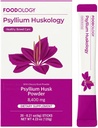 FOODOLOGY Psyllium Huskologi (20 Sticks, 10 dager) - Herbal Psyllium Husk Supplement for health Relief, Gut Helse. Plantebasert diettfiber, maksimal styrke 7200 mg.