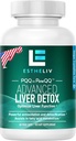Liver Cleanse Detox & Repair PQQ + Inositol Formula, Oppdatert V2.0 (Non Milk Thistle Supplement and Artichoke Extract), for Liver Health and Liver Detox, Renew Liver Support