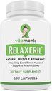 VitaMonk RelaxerilTM All-Naturlig Muscle Relaxer - Muscle Relaxer Supplement - Komplett Muscle Relaxing Formula