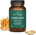 Prominent ernæring Cordyceps Supplement - fremmer vitalitet - 1000 mg, 60 greve