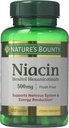 Naturens Bounty Flush Gratis Niacin 500 Mg, 240 kapsler (2 X 120 greve flasker)