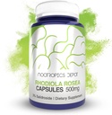 Rhodiola Rosea Capsules | 500mg | 3% Salidroside | 120 greve | Adaptogen Herb | Ayurvedic Supplement | Støtter Sunn Stress Nivåer |