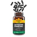 Landlevetid Aktivert organisk kokosnøtt Charcoal Capsules, 260 mg - Naturlig Charcoal Supplement for gass og blomstring relief, Glutenfri, 180 Vegankapsler