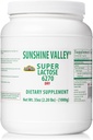 Sunshine Valley® Super Laktose Dry Powder (FREE FLOW POUR) - Naturlig søtning og bakeforsterker, pulverisert sukker til matlaging og matblandinger, matstabilizer og filler - 35 Oz
