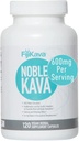 FijiKava Noble Kava Kava Capsules, 600 mg Kavalactones Per Servering, Naturlig avslapning og søvnstøtte Supplement, Vegan & ikke-GMO, 120-talls, Premium Piper Methysticum ekstrakt for ro og stress relief