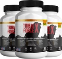 Tribal Force X Extra styrke naturlig kosttilskudd, 60 tabletter, Glutenfri, Ikke-GMO, 30 dagers forsyning (3)