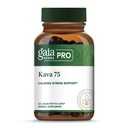 Gaia Herbs PRO Kava 75 - Stress Support Supplement - Hjelper en sans av ro og avslapning - 60 flytende Phyto-Caps