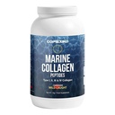 Hydrolysert Marine Collagen Peptides pulver. Kanadisk Wild-Caught Fisk Skin (ikke skjeler)-Colageno Hidrolizado en Polvo-Vital Protein Supplement for hud, hår, ledd og digestion, Marine pulver (1kg)