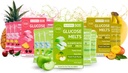 Glucose SOS smelter laget med Dextrose pulver naturlig frukt ren sukker, som glucose tabber, raske fungerende tabletter som smelter med 15 Individual 15g servering av 3 forskjellige flavors