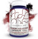 Nootropics Depot Cyanidin 3-Glucoside kapsler | 125 mg | 60 greve | Svart ris ekstrakt | C3G | Oryza Sativa | Metabolic, Visjon, & Kognitiv støtte