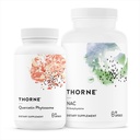 THORNE - Immunstøtte Duo - Quercetin Phytosom & NAC for balansert immun- og åndedrettsvelvære - 30 Services