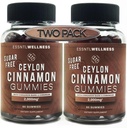 Ceylon Cinnamon Sugar Free Gummies, (120kt 2.000mg/Serving) Fellesstøtte, Antioksidant, Delicious Sugar Free Apple Pie Gummies, Vegansk og Glutenfri