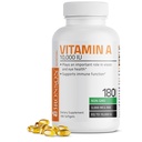 Bronson Vitamin A 10 000 IU Premium ikke-GMO Formula støtter sunn visjon og immunsystem og sunn vekst og reproduksjon, 180 Softgels