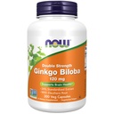 NU Mattilskudd, Ginkgo Biloba 120 mg, dobbel styrke, ikke-GMO prosjektet verifisert, 100 Veg Kapsler