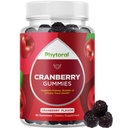 Phytoral Extra Styrke Cranberry Gummies for kvinner - Delicious Potent Supplement og menn Blader Nyre Urin Trakt Helse Støtte Daglig vitaminer (30 Serveringer)
