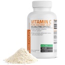 Bronson Vitamin C pulver ren askorbinsyre løselig fin ikke GMO krystaller - fremmer sunn immunsystem og cellebeskyttelse - kraftig antioksidant - 1 pund (16 ovner)