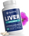Lever velvære - Liver Cleanse Detox & Reparasjon for Lever Helse med artichoke ekstrakt, Melk Thistle, Dandelion Root, Beet Root, Turmeric & Mer - Vegetarisk, ikke-GMO, Glutenfri, laget i USA