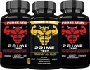 Prime Labs Prime Test Testosteron Booster (60 ct, 2-Pack) + Tongkat Ali Plus (60 ct)