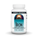 Kilde Naturals jern, Aminosyre Chelat - Diett Supplement som støtter energiproduksjon - 250 tabletter