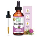 Botanisk valg Melk Thistle flytende ekstrakt, alkoholfri, Glutenfri, raskt fungere tradisjonelle lever favoritt, 1 fl oz