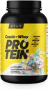 Casein + Whey Protein ved HTLT | Whey & Casein Protein Shake pulver | Slow-Short-Short Whey & Casein Protein for regenerert energi | Casein Protein pulver for  Baked behandlinger, Luckier Marshmallow Cereal
