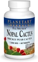 Planetary Herbals Full Spectrum Nopal Kaktus 1000mg Prickly Pear Cactus Antioksidant - 100% naturlig - 60 tabletter