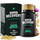 SuperBonsai Super Recovery Kapsler for postfeiring og morgen relief - all naturlig holistisk støtte - 3 kapsler tatt før drikking og en valgfri servering etter (14 serveringer)