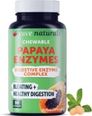 Yuve Natural Papaya Digestive Enzymes - Sukker-fri Chewable Candies - fremmer bedre Digestion - Digestion & Bleating Aid, Detox, Leaky Gut Repair & Gas Relief - Vegan, ikke-GMO, Glutenfri - 90ct