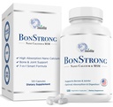 Nano Kalsium Supplement – 7-i-1 Bone støtte med MSM, vitamin D3, K1, Magnesium, sink – høy absorpsjon kalsium for kvinner og menn – vitaminer for bein og ledd – laget i USA – 120 kapsler