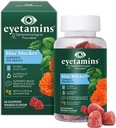 Eyetamins Blue Blocker® Eye Health - 60 Lutein Gummies - Opthalmolog-Utviklet - Støtte Visjon, Filter Blått lys og hjelp Øye Strain - Fremmer søvn, fokus Eyesight - Vegansk & ikke-GMO Formula