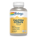 Solaray Kalsium Citrat 1000mg - Chelated Kalsium Supplement - støtter bein styrke og sunne tenner - lett å digest - 60-dagers garanti, vegansk - 30 serveringer, 120 Vegkaps
