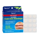 Quantum Health Lip Clear Invisible Cold Sore Patches for Lips Hjelp Soothe Shield & Skjold Kald Sores - Hjelper Forebygging Kontaminering - Feber Blister Bandages for kvinner og menn - 12 Teller