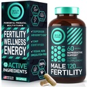Fertilitet Kosttilskudd for menn Prenatal Vitamin - Maca Root, Ashwagandha, Zink, Plus Naturals - Begrep for ham menn Fertilitet Vitaminer og mannlig Fertilitetsstøtte Kosttilskudd - 120 Caps i 2 måneder