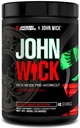 Jacked Factory X John Wick - Wick Mode Pre Workout pulver - Intense Energi, Battle-Ready Focus, Unstoppable Forpliktelse, og Sheer Will - 40 Serveringer, Osaka Cherry Blossom