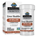 Livshage Dr. Formulert Probiotika Platinum Series Liver Helse + 90 milliarder CFU Garantert, En om dagen Probiotikum for sunn avgifts- og elimineringsstøtte, Vegan, Glutenfri, 30 kapsler