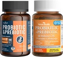 100 milliarder probiotika for menn og kvinner 27 Strains 5 organiske prebiotika 60 milliarder probiotika og prebiotika for kvinner og menn