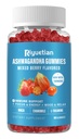 Ashwagandha Gummies for kvinner og menn - Stress Relief, Immunstøtte og økt energi - Sukkerfri, Vegansk - Organic Ashwagandha Root Supplements Gummy- Natural Strawberry Flavor (60 greve)