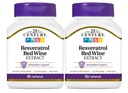 21. århundre, Resveratrol rødvin ekstrakt, 90 kapsler - 2pc