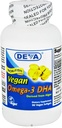 Deva Vegan Omega-3 DHA 200 mg, fra Algae, ikke-fish, forsinket release, 90 kapsler, 1-pakke