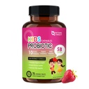 NATURE TARGET Kids Probiotiske Chewable, 5 milliarder CFUs Probiotika + Prebiotika for alder 3+, Probiotika for digestiv helse, immun støtte og aptit Booster, Naturlig Strawberry Flavor, 75 serveringer