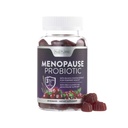 Menopause kosttilskudd for kvinner - Menopause Probiotic Gummy - Kvinners Menopause Relief for varme blits, nattsvitt og humørsvingninger med svart cohosh & Cranberry - ikke-GMO, Vegansk - 60 gummier