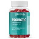 Probiotiske Gummies for Digestive Support og Gut Helse - 1 milliard CFU Bacillus Coagulans - 60 greve - hyllestabil, ikke-GMO, Glutenfri, og vegetarisk - 2 måneders forsyning, blandet Berry Flavor