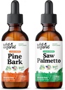 Wild & Organic Pine Bark Tinktur 2 fl oz & sag Palmetto Tinktur 2 fl oz